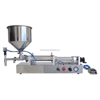 Machine de remplissage de liquide semi-automatique pour crème glacée eau liquide miel jus sauce boisson gazeuse pâte de tomate