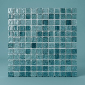 Carrelage antidérapant Mosaic Bruma vert aquamarine 30x30 cm pour mur et sol de salle de bain - Product Image 1