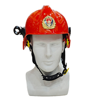 Casque de sécurité JJXF SLTK pour pompiers forestiers, résistant à la chaleur et aux flammes, en PVC, protection portable pour la tête