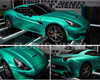 Vinyl Wrap Mobil Chrome Harga Murah 1.52*18M/5*59FT Film Kendaraan Otomatis Vinyl Chrome Matte