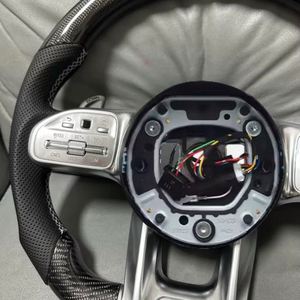 Volant de voiture de haute qualité pour <span class=keywords><strong>Mercedes</strong></span> Benz C63 E63 W213 C43 A45 G63 G500 S63 A45 G63 G55 E63 en fibre de carbone - Product Image 2