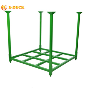 Metaal materiaal handling draagbare magazijnopslag stapelwagen bandenopslagrek - Product Image 3