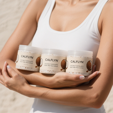 Coconut Exfoliate Scrub for Body and Face, Natural Exfoliator with Nourishing for Smooth Skin Supporting OEM/ODM Private Label