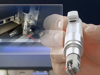 Máquina troqueladora de etiquetas y plotter de corte de etiquetas con servomotor, cabezal rotatorio de doble cabezal y cabezal de hendido, para papel A3 y A3+