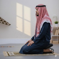 Tabouret de prière islamique, banc de méditation, chaise à genoux, cuir durable, métal avec surface antidérapante, chaise de prière, siège rembourré pour le yoga