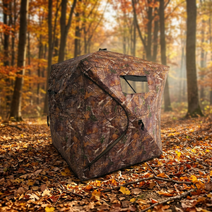 Tente <span class=keywords><strong>de</strong></span> <span class=keywords><strong>chasse</strong></span> Warmfire camouflage en tissu Oxford, une chambre, imperméable, quatre saisons, ouverture automatique rapide pour le camping - Product Image 2