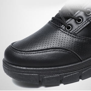 <span class=keywords><strong>Venta</strong></span> directa <span class=keywords><strong>de</strong></span> fábrica, zapatos para correr para hombre, zapatos planos <span class=keywords><strong>de</strong></span> cuero negro versátiles transpirables <span class=keywords><strong>de</strong></span> primavera, zapatos <span class=keywords><strong>de</strong></span> vestir informales, zapatos para caminar al aire libre - Product Image 3