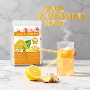 Chá de Ervas Chinesas com Limão e Gengibre, Chá Orgânico para Saúde, Chá Personalizado de Alta Qualidade para Aquecimento do Útero, 30 Saquinhos, Saúde Feminina - Product Image 4