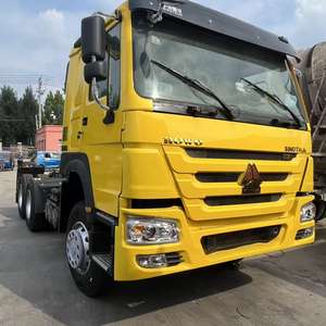 Camión Tractor Diésel Sinotruk HOWO 6x4 de Alta Eficiencia y Gran Resistencia con Suspensión Neumática, Usado, en Venta - Product Image 1
