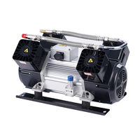 Compresseur d'air à piston sans huile asynchrone 5KW, compresseur d'air électrique pour camion et autobus urbain