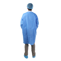 Blouse de laboratoire professionnelle Blouse de laboratoire bleue blanche Blouse de laboratoire en gros pour adultes