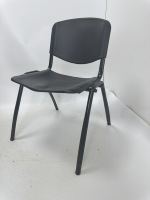 Chaise d'entraînement empilable en plastique PP, chaise d'école pour salle de classe, conférence, étudiants, avec structure métallique