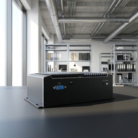 Mini PC Compacto para Computación de Borde, Intel Denverton C3958 de 16 Núcleos, 2x DDR4, 4x SFP+, 4x I226-V, LAN de 2.5G, Computadora Industrial sin Ventilador