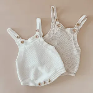 Moda 100% algodão Baby Romper Kid Global Infantil Jumpsuits Verão Malhas