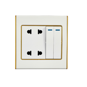 Nhà Máy Chất Lượng Tốt Cung Cấp Trực Tiếp Ổ Cắm 4 Chấu Cỡ 86X86Mm Với Ổ Cắm Hai Ổ Cắm Campuchia Và Công Tắc Điện - Product Image 1