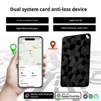Localisateur mondial : Carte anti-perte avec suivi d'objets pour personnes âgées et enfants, sans batterie, mode sans positionnement