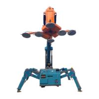 Grue araignée certifiée CE, personnalisable, 3T 4T, avec ventouse pour levage de verre, pour l'installation de murs rideaux en hauteur