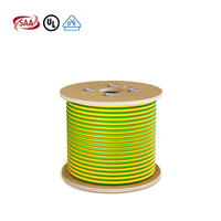 Cable Geritel 450/750V, unipolar, con conductor de cobre, aislamiento de PVC, verde/amarillo, cable de tierra para calefacción, 16mm-95mm H07V-U