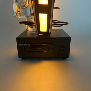 OEM nightclub forniture per feste shot porta occhiali logo personalizzato in metallo artigianale segno luce oro bagliore nel buio LED presentatore di bottiglia - Product Image 6
