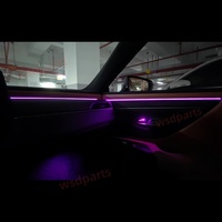 Lampe d'ambiance LED pour Lexus ES 2018-2024, amélioration de l'éclairage intérieur automobile, pièces automobiles, garniture style bois de pêche
