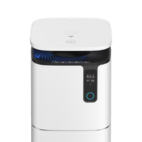 Grand purificateur d'air intelligent et humidificateur pour la maison, avec haut-parleur intégré et recharge sans fil, compatible lecture de musique