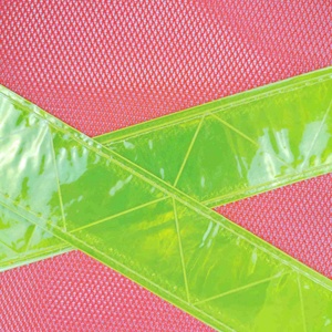 Robuste 30*30cm Vinyle Enduit PVC Polyester Construction Minière Véhicule Trafic Drapeaux De Sécurité Large Charge - Product Image 2