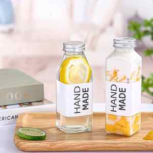 Wholesale Customized Empty 100ml 200ml 250ml 350ml 400ml 500ml <strong>Glass</strong> Leak-proof Vintage Hot Water Milk <strong>Bottle</strong> with Lid - Product Image 3