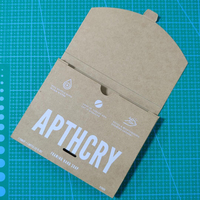 Parfum de 1ml 2ml imprimé à l'encre blanche avec LOGO personnalisé pour flacons de test emballage d'échantillon de plusieurs bouteilles enveloppe kraft éponge d'art 3D