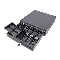 Ausgezeichnete Qualität sicherer Tresen 405 Kassenfach 8 Scheine Clip + 4 Münzen Kassenfach Box Schublade