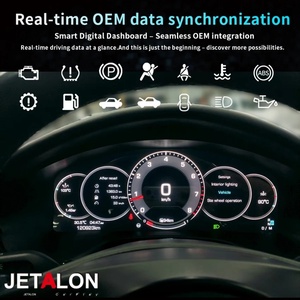 สำหรับ Porsche Panamera 2010-2016 ชุดหน้าปัดดิจิตอล LCD แบบ Virtual Cockpit ใหม่ พร้อม GPS และมาตรวัดความเร็ว - Product Image 2