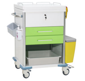 Mobiele Medische Aanvullingswagen - Afsluitbare Laden & Gecategoriseerde Opslag voor Ziekenhuisafdelingen - Product Image 4