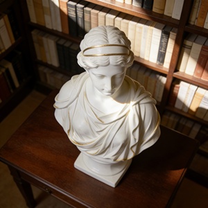 BZY <span class=keywords><strong>Scultura</strong></span> in Resina Personalizzabile, Busto di Dea <span class=keywords><strong>Greca</strong></span>, Ornamento Moderno per l'Ingresso di Casa - Product Image 2