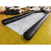 Plateforme flottante gonflable personnalisée portable, ponton gonflable stable pour bateau et jet ski
