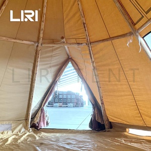 Tienda <span class=keywords><strong>de</strong></span> Campaña <span class=keywords><strong>Tipi</strong></span> Piramidal para Exteriores, Tienda <span class=keywords><strong>de</strong></span> Campaña India para Acampar, Tienda <span class=keywords><strong>de</strong></span> Campaña <span class=keywords><strong>Tipi</strong></span> para 20 Personas - Product Image 5
