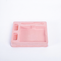 Plateau en PVC floqué personnalisé pour emballage sous blister de cosmétiques et soins de la peau, plaque blister coulissante, bols en plastique