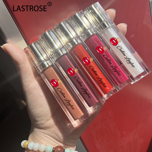 Bán Buôn Sắc Tố Cao Bóng Son Bóng Không Thấm Nước Không Dính Cup Son Môi Lỏng Khỏa Thân Vegan Lipgloss Nhãn Hiệu Riêng Màu Hồng Son Bóng - Product Image 4