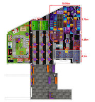 Solution complète clé en main pour aire de jeux intérieure, parc de trampolines, structure de maison de jeu, parcours d'entraînement ninja, certifié TUV SGS