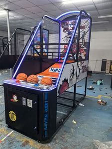 Luxury Indoor Basketball Shooting Machine with Lights, 1-Year Warranty Coin-activated <b>Electronic</b> Scoring Basketball Stand - Product Image 6