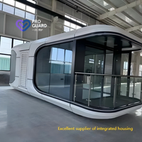Maison préfabriquée Apple Cabin Space Capsule, maison modulaire miniature mobile pour resort, glamping, séjour en famille