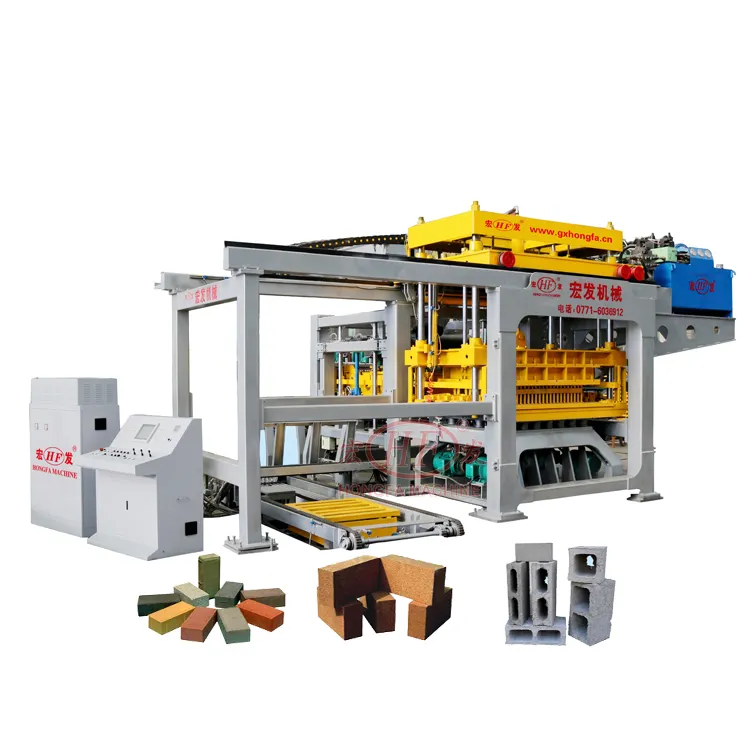 Machine vibrante automatique de fabrication de blocs de briques de ciment machine de vente machine de fabrication de MT12-20