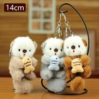 Grosir Pabrik Boneka Hewan Isi Dakron Mainan Plush Kawaii Gantungan Kunci Beruang Laut Boneka Plush Lembut untuk Anak-Anak