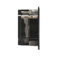 Thermostat intelligent à double affichage de température avec panneau miroir OM-142 - Plage de -50 à 99 °C - Alimentation 110/220 VAC - IP65 - Communication 485