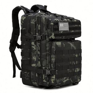 Low MOQ 900D Oxford Hiking <b>Backpack</b> 45L Molle Pouch Assault Pack Camping OEM Tactical <b>Backpack</b> - Product Image 3