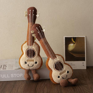 Vendita diretta della fabbrica carino morbido simulazione Mini chitarra peluche per bambini regali musicali Oem giocattolo per chitarra per bambini - Product Image 4