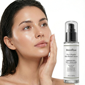 <span class=keywords><strong>Suero</strong></span> Facial Orgánico Calmante e Hidratante con Ácido Hialurónico, Alantoína y 6 Péptidos, Potenciador de la Piel, Iluminador - Product Image 1