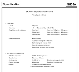 กลไกนาฬิกา NH35A ระดับพรีเมียมแบบกำหนดเอง 24 จิวเวลรี่ ความแม่นยำสูง ระบบอัตโนมัติ พร้อมบริการปรับแต่งโรเตอร์ด้วยเครื่อง CNC - Product Image 6