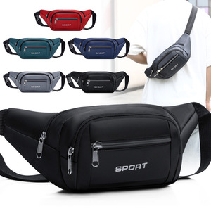 Men's Waist <b>Bag</b> Large Capacity Nylon Sport Chest <b>Bag</b> For Everyday Outfits Crossbody Phone <b>Bag</b> - Product Image 1