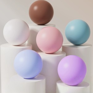 Pelota de Pilates y Yoga Extra Gruesa Antiexplosión de 300g para Gimnasio en Casa, Mini Pelota Portátil para Entrenamiento de Core y Estabilidad - Product Image 1