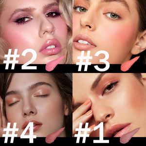 Fard à joues liquide professionnel, teinte crémeuse pour les joues, éclat rosé, longue tenue, imperméable, mélange sans traces, maquillage pour tous les tons de peau - Product Image 3