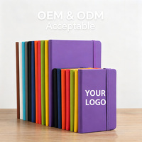 Carnet portable en cuir A5/A6 avec logo personnalisé - Cadeau promotionnel imprimé personnalisé pour les entreprises